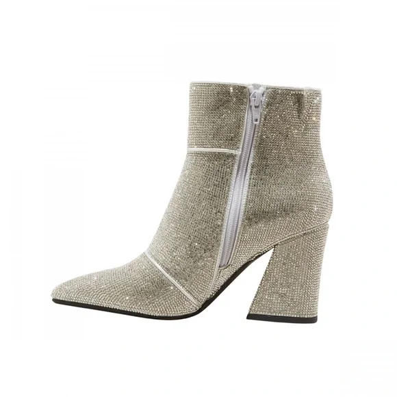 A New Day Womens Cailin Ankle Boots Silver Gray size 8 NEW - Picture 8 of 9